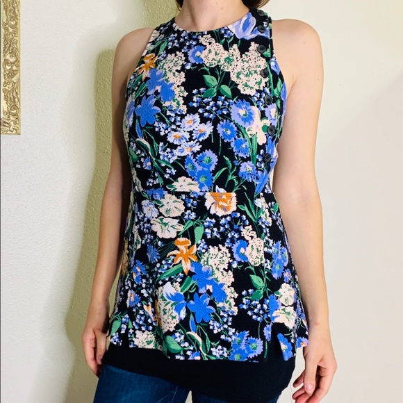 Maeve Tops - Anthropologie Maeve floral peplum tank
